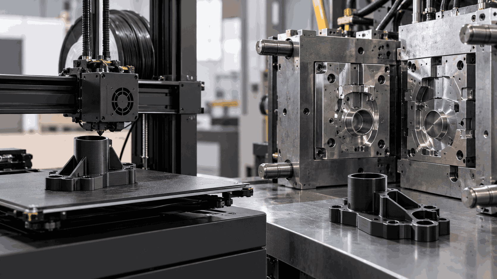 Jak wybrać technologię produkcji wyrobów z tworzyw sztucznych: druk 3D czy formowanie wtryskowe