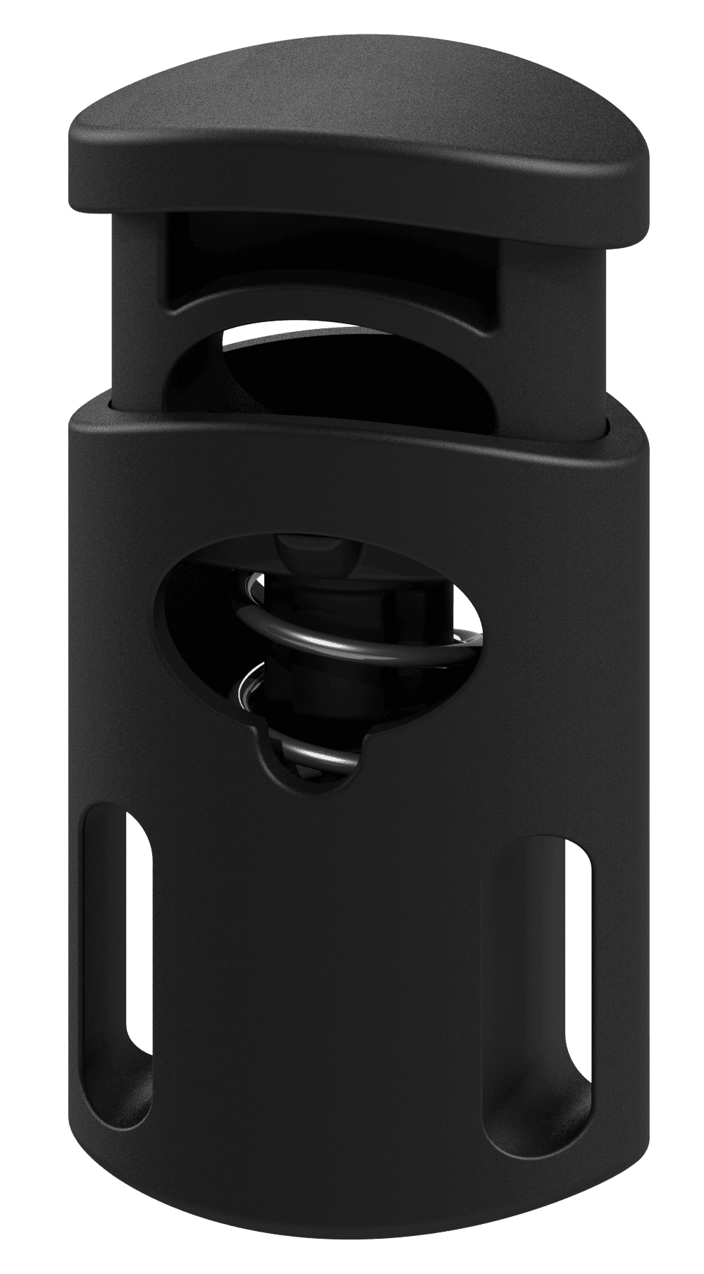 Фіксатор шнура з одним отвором